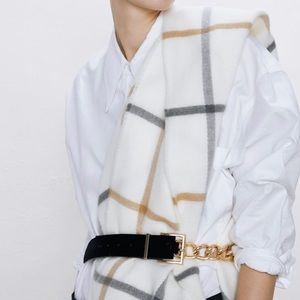 Zara Plaid Scarf